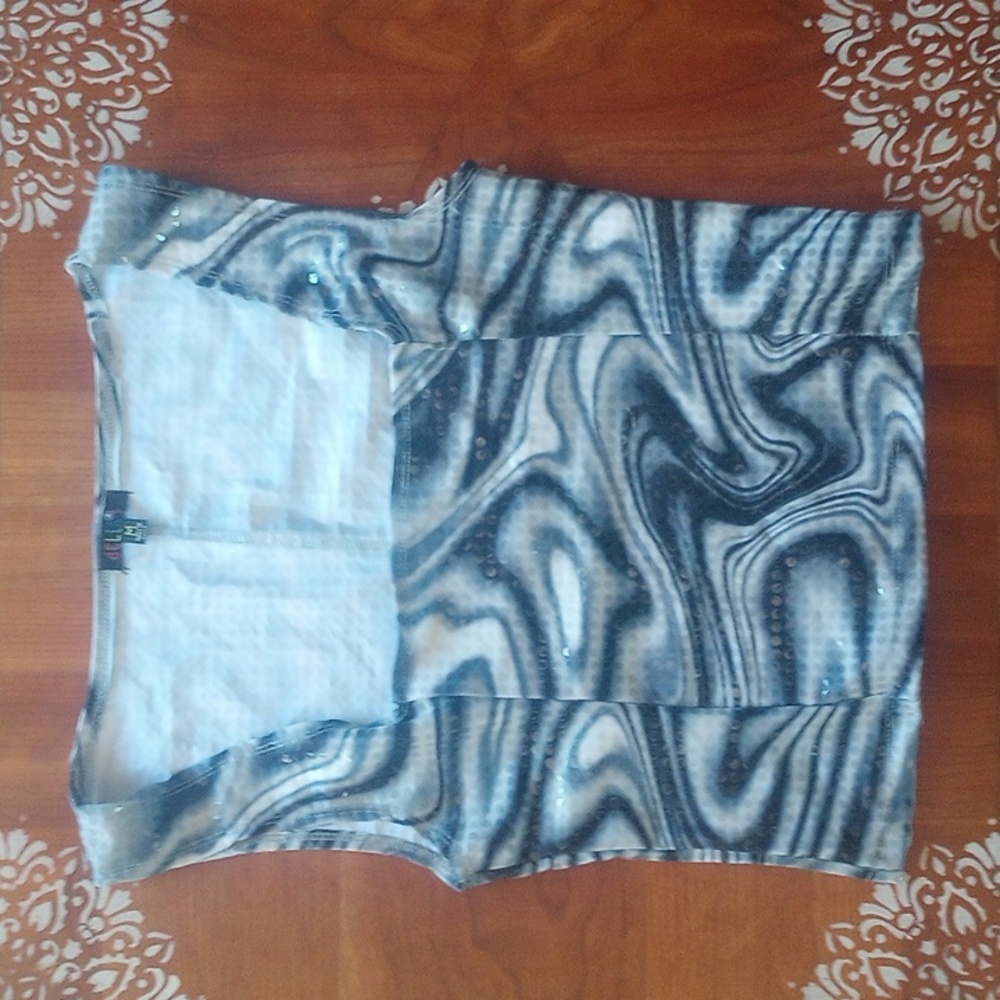 dELiA*s Sequined Shirt- medium